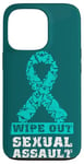 Coque pour iPhone 13 Pro Wipe out sexual assault, prise de conscience de l'agression