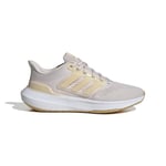 adidas Femme Eq23 Run Chaussures de Course, Noyau Blanc cassé, Noir et Beige Magique, 42 2/3 EU