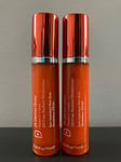 Dr Dennis Gross Vitamin C + Lactic Acid Oil-Free Radiant Moisturiser 7ml x 2 New