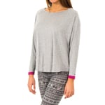 Tommy Hilfiger Womenss long-sleeved round neck T-shirt 1487903370 - Grey - Size X-Small