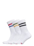 Danish Endurance Tennis Crew Socks 3-Pack Vit