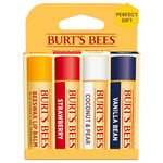 Burt's Bees Best Of Burts Ensemble de baume à lèvres hydratant pour unisexe 4 x 0,15 oz