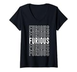 Womens Furious V-Neck T-Shirt