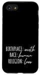 iPhone SE (2020) / 7 / 8 Birthplace Earth Peace Kindness Love Human Being Case