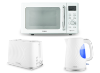 Tower Sonar White Kettle 2 Slice Toaster & 800W 20L Digital Microwave Set