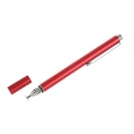 Kapacitiv Touch/stylus pen - Med Precision Disk Röd