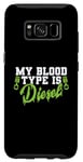 Coque pour Galaxy S8 Mon groupe sanguin est Diesel Auto Mechanic