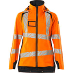 SKALJAKKE,3XL,HI-VIS ORANGE/MØ