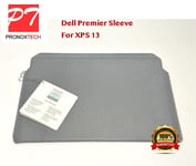 Dell Premier Sleeve Case  XPS 13" - Black / Red Stitch  PM-SL-BK-3-18 RRP £60