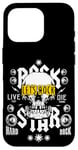 Coque pour iPhone 16 Pro Rock and Roll Graphic Tees - I Love Rock N' Roll Designs