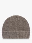 Celtic & Co. British Wool Beanie Hat, Undyed Brown