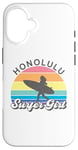 Coque pour iPhone 16 Honolulu Surfer Girl Hawaii Hawaii Surf Beach Cute