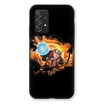 Cokitec Coque pour Samsung Galaxy A52S Manga Naruto Noir