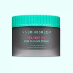 BRINGGREEN Tea Tree Cica Pore Clay Pack Strong 100g K-Beauty