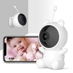 Time2 Mia Pet and Baby Monitor with Camera & Audio Phone App Smart Baby Monitor