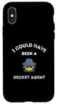 Coque pour iPhone X/XS Spy Secret Agent Movie Books Fan Reader Dad Père Mom