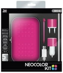 Nintendo 3DS XL Accessory Neocolor Kit 11 IN 1 Color Pink Two Dots