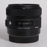 Sigma Used 30mm f/1.4 DC HSM Art Lens Canon EF