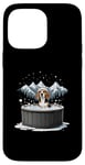 iPhone 14 Pro Max Cool Beagle in Hot Tub Case