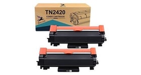 Fitu work tn2420 tn2410 cartouche toner compatible pour brother mfc-l2710dw mfc-l2710dn mfc-l2730dw mfc-l2750dw dcp-l2510d dcp-l2530dw dcp-l2550dn