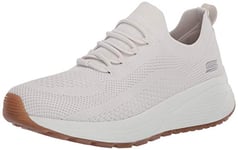 Skechers Women's Bobs Sparrow 2.0-Allegiance Crew Sneaker, Off White, 6.5