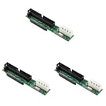 3X 7+15Pin 2.5 Sata Female to 3.5 Inch Ide Sata to Ide Adapter Converter9344