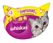 Whiskas Temptations Croquettes Chat Whiskas Croquettes Snack Pour Chats Poulet