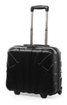 Suitline - Trolley Pilote Cabine, Valise Rigide avec Compartiment Ordinateur Portable, Noir