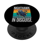 Nighthawk en déguisement chouette PopSockets PopGrip Adhésif