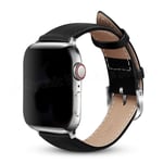 (balck) Starlight nahkaranneke Apple Watch 7 Ranne 6 Se 5 4 45mm 42mm Iwatch Series 3 2 44mm 40mm kellon rannekkeet 38mm 41mm - kellon rannekkeet