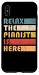 iPhone XS Max Relax The Pianist Is Here Piano Funny Musician Case