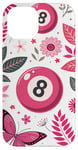 iPhone 14 Retro Pink Lucky Disco 8 Ball For Women Case