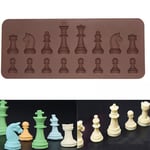 Silicone Chocolate Diy Creative Fondant Moulds Cake Mold 3D Chess Baking