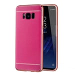 Étui pour Téléphone Portable Samsung Galaxy A3 (2017) Coque Arrière Bumper Rose,