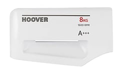 Hoover 43009875 Couvercle Distributeur Frontal pour Tiroir Lave-linge, en Plastique, Accessoire d'Origine, 8 kg, 10x25x2 cm