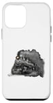 Coque pour iPhone 12 mini Locomotive à vapeur Train Train Train Big-Boy Train 4014