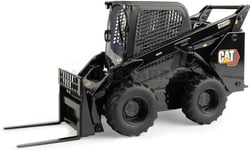 Diecast Masters 85629BK Cat 272D3 Compact Wheel Loader Caterpillar Black 1:16