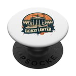 The Best Lawyer Scales Of Justice Courthouse PopSockets Adhesive PopGrip