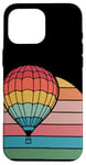 iPhone 16 Pro Max Hot Air Balloon Retro Vintage Sunset Hot Air Balloon Case