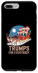 Coque pour iPhone 7 Plus/8 Plus Trumps For Everybody Santa Sleigh Christmas Holiday (Les