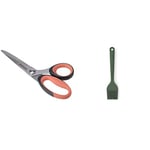 Brabantia 121746 Tasty+ Kitchen Scissors, Terracotta Pink & Tasty+ Bake & Mix - Silicone Pastry Brush for Buttering, Glazing, Spreading, Basting (Fir Green) Non-Stick, Heat-Resistant, Dishwasher Safe