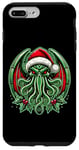 Coque pour iPhone 7 Plus/8 Plus Cthulhu Christmas Lovecraft et Miskatonic Necronomicon