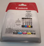 Canon PGI-570 / CLI-571 2 Black & 3 Colour Ink Cartridge Multipack CR048 AA 10