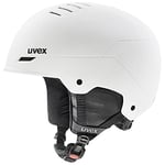 uvex Wanted - Casque de Ski pour Hommes et Femmes - Réglage de la Taille Individuel - Ventilation Optimisée - White Matt - 58-62 cm