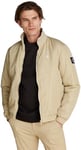 Calvin Klein Jeans Blouson Homme Padded Harrington Chaud, Beige (Pale Khaki), XS