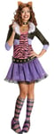 Rubie's Wolf Fancy Dress Costume Monster High Clawdeen Adult Medium