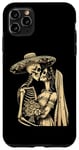 Coque pour iPhone 11 Pro Max Day Dead Squelette Mariage Couple Mari Femme Dia de