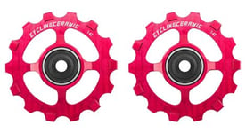 Galets cyclingceramic narrow 14t pour derailleur sram rival force red axs xplr 12v rouge