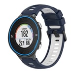 Garmin Forerunner 620 kellon ranneke silikonista - sininen, valkoinen