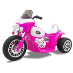 Elmotorcykel för barn Wheely Pink - Kijana - 2 hjul - 6V - 4km/h - 1-3 år Rosa